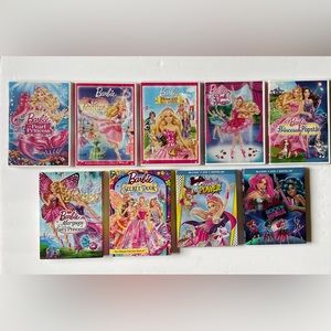 Lot of 9 Barbie DVD’s